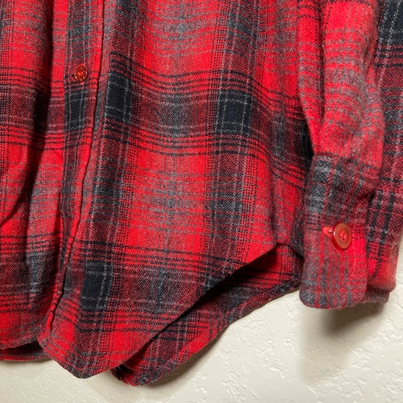 70s Vintage Bellmont Plaid Wool Flannel ✨ Final Price ✨ - Picture 5 of 7
